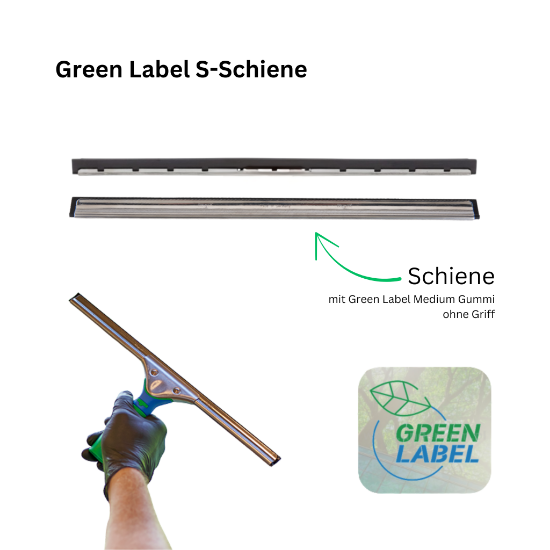 Bild von Green Label S-Schiene – Nachhaltige Profi-Schiene mit FSC®-zertifiziertem Gummi 